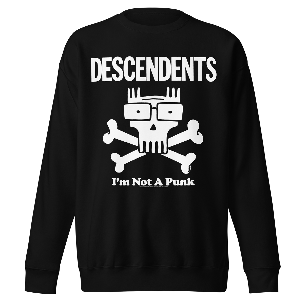 Stakes Descendents I'm Not a Punk Sweatshirt Black