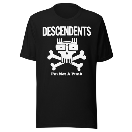 Stakes Descendents I'm Not a Punk T-Shirt Black