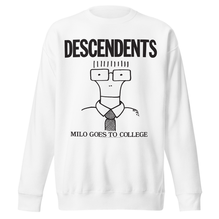 Stakes Descendents Milo College Sweatshirt White