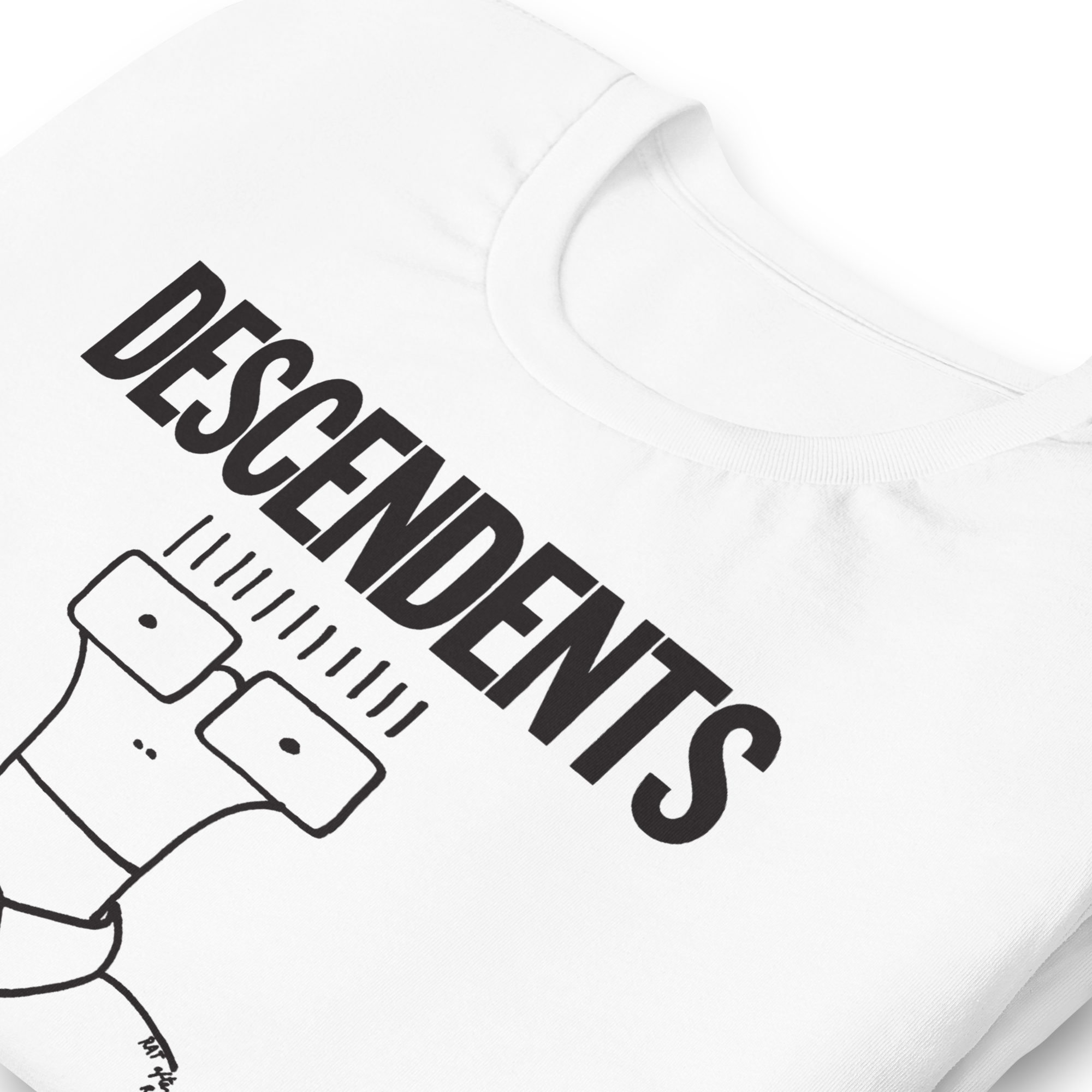 Stakes Descendents Milo College T-Shirt White