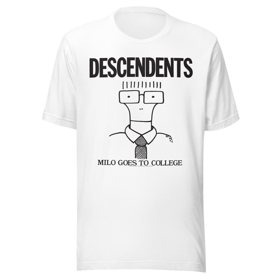 Stakes Descendents Milo College T-Shirt White