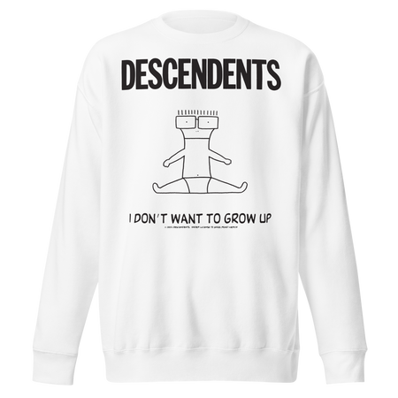 Stakes Descendents No Grow Up Sweatshirt White