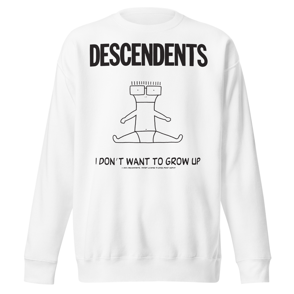 Stakes Descendents No Grow Up Sweatshirt White