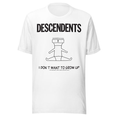 Stakes Descendents No Grow Up T-Shirt White