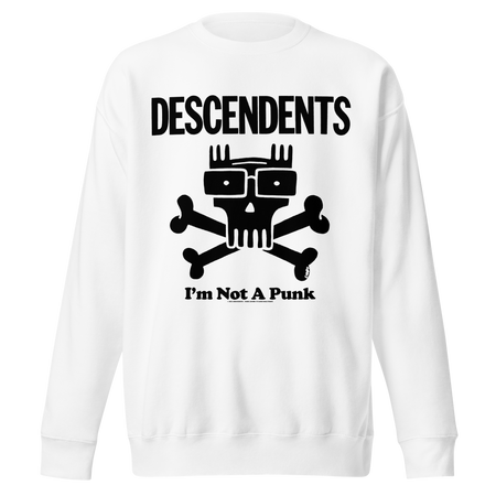 Stakes Descendents Not a Punk Sweatshirt White