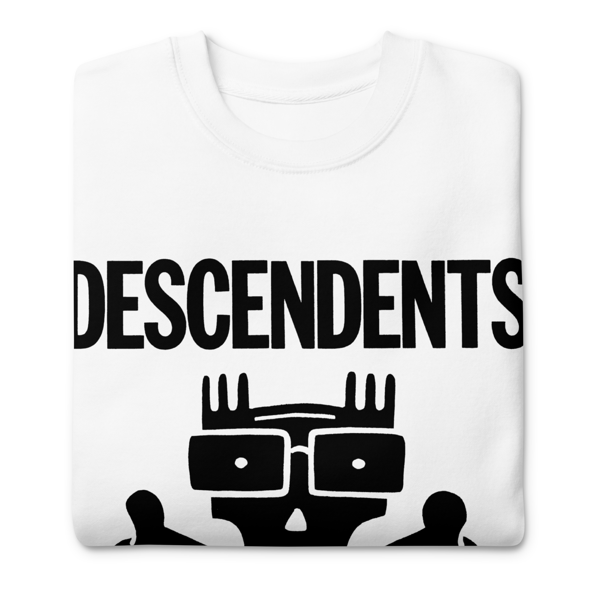 Stakes Descendents Not a Punk Sweatshirt White