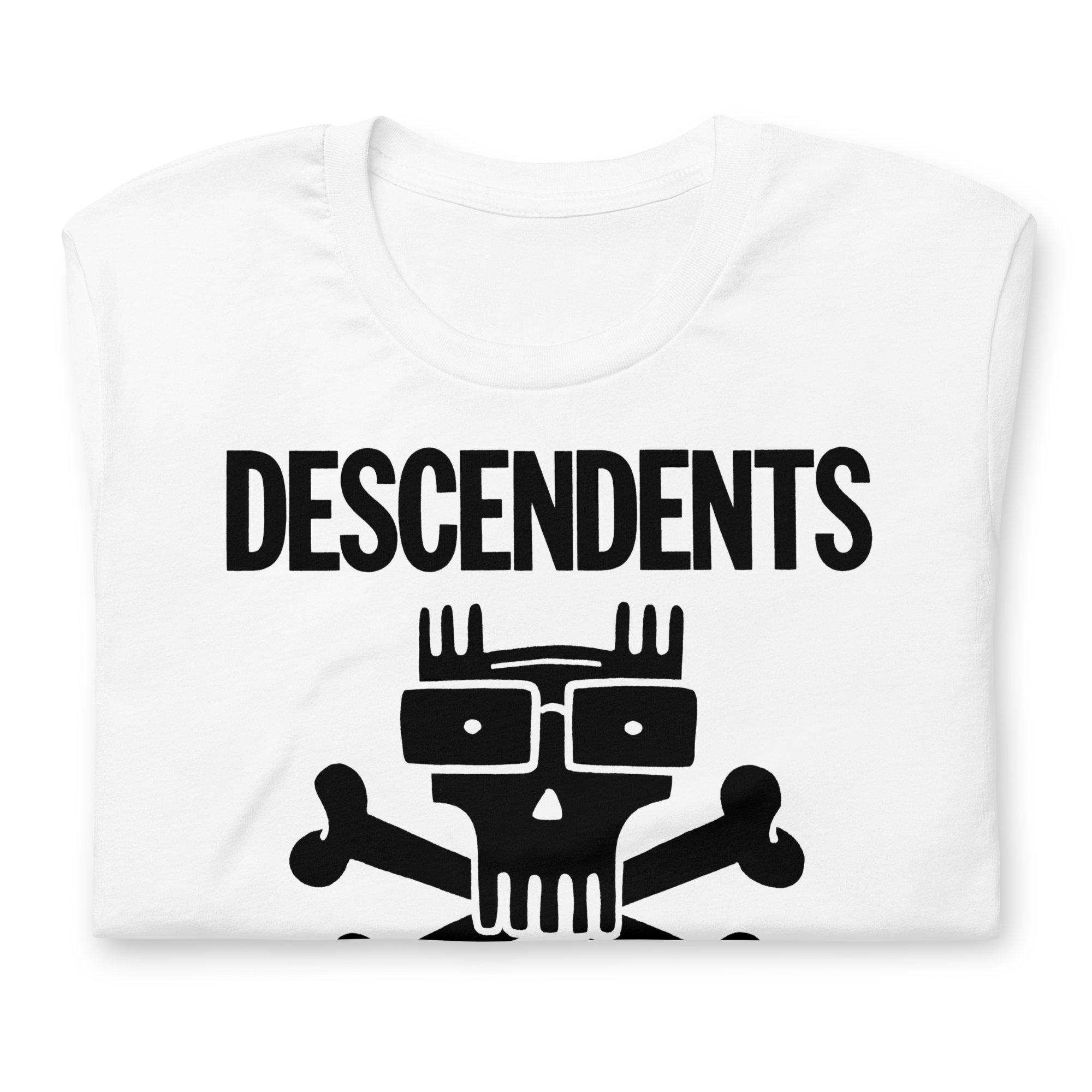 Stakes Descendents Not a Punk T-Shirt White