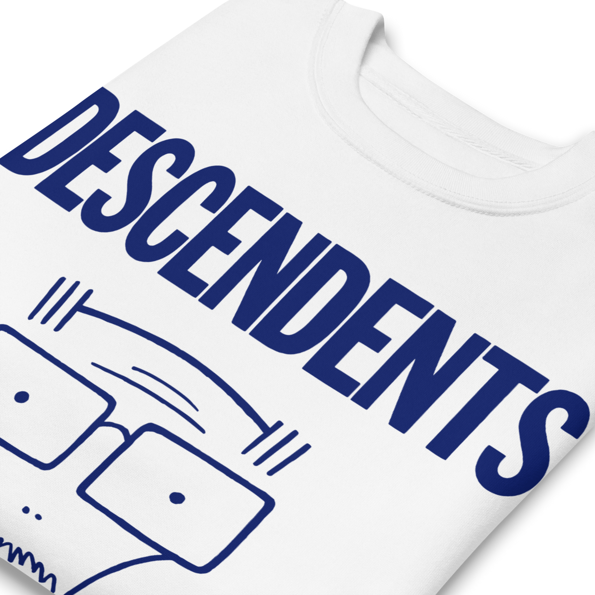 Stakes Descendents Thou Shalt Not Adulthood Sweatshirt White