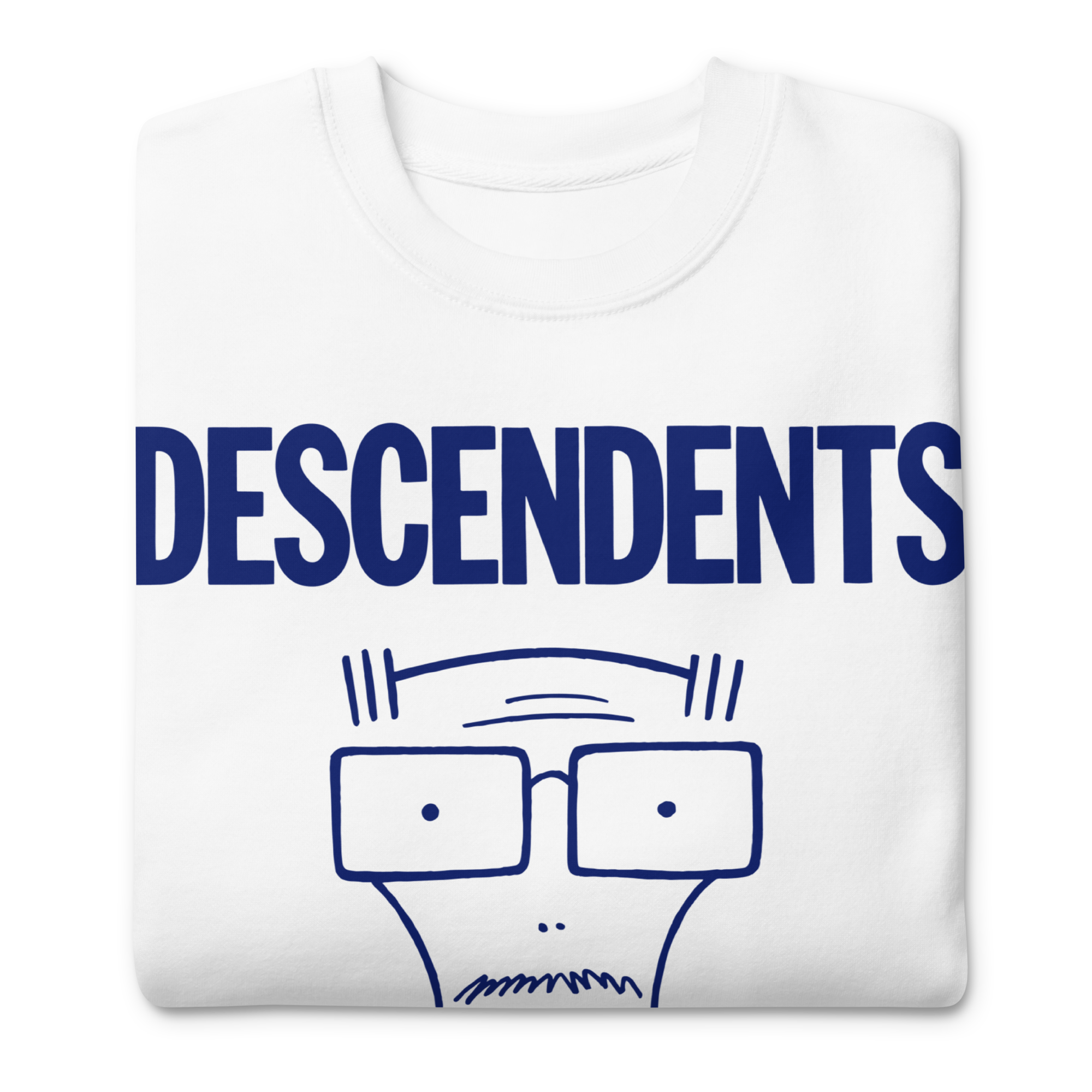 Stakes Descendents Thou Shalt Not Adulthood Sweatshirt White