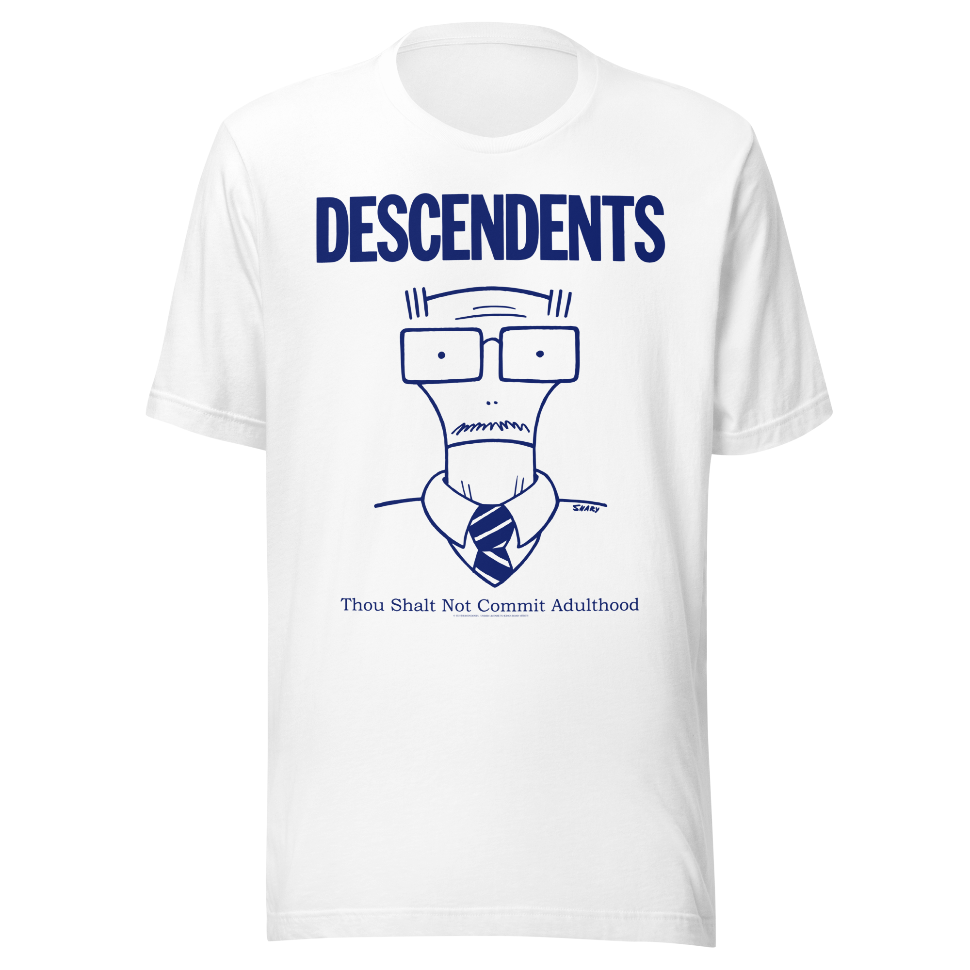 Stakes Descendents Thou Shalt Not Adulthood T-Shirt White