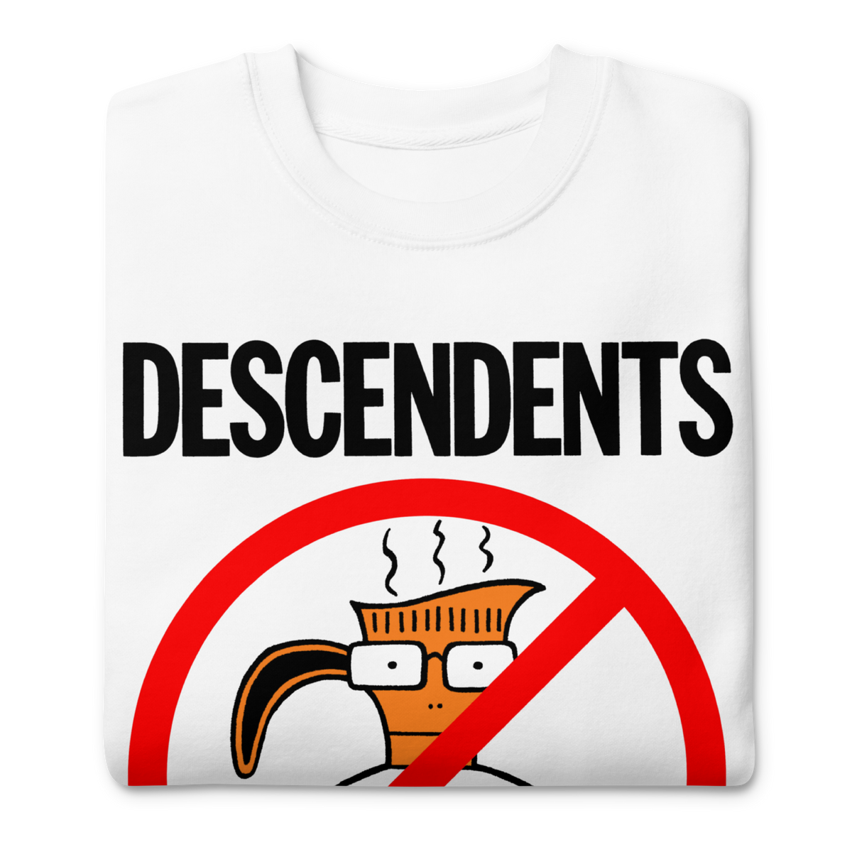Stakes Descendents Thou Shalt Not Decaf Sweatshirt White