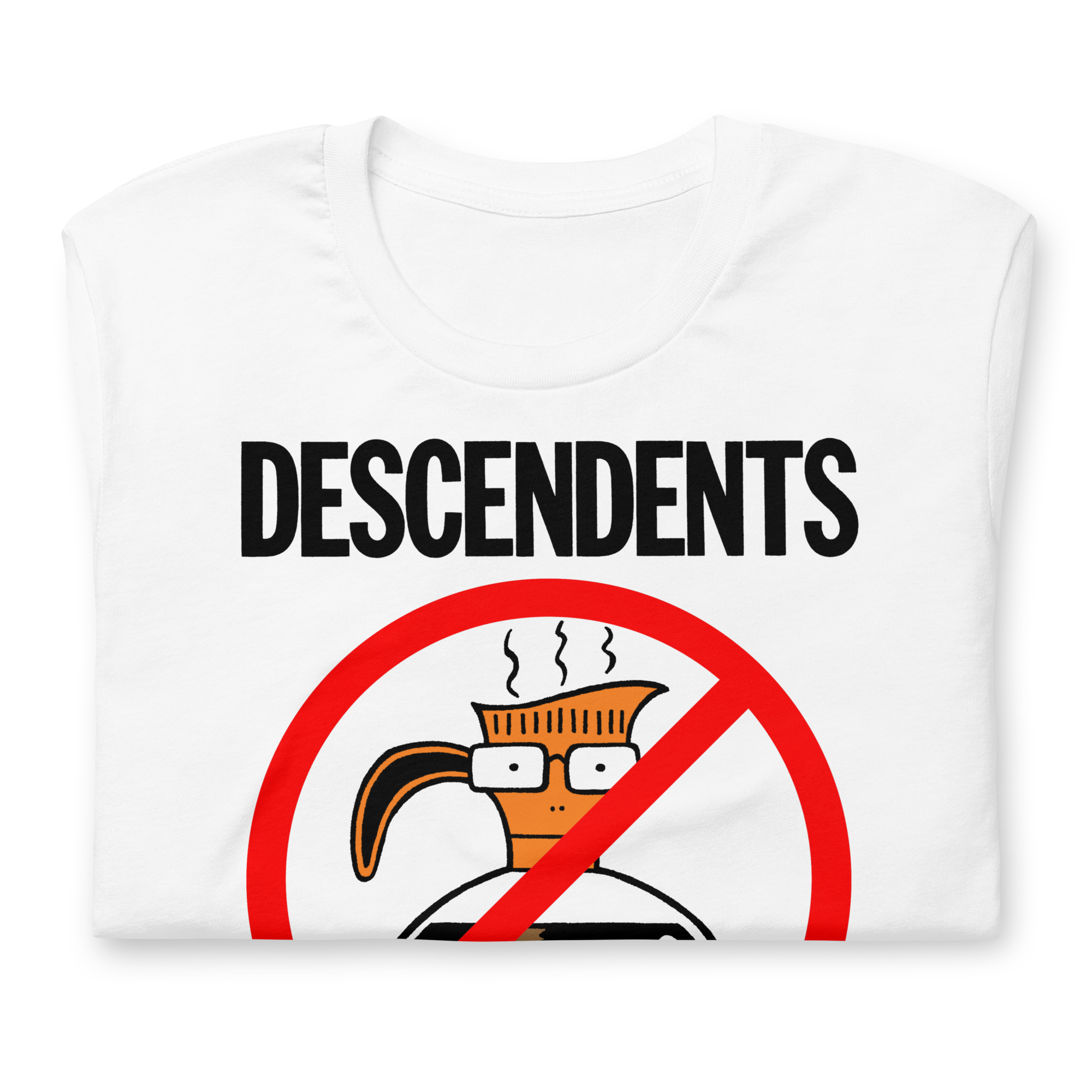 Stakes Descendents Thou Shalt Not Decaf T-Shirt White