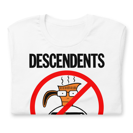 Stakes Descendents Thou Shalt Not Decaf T-Shirt White