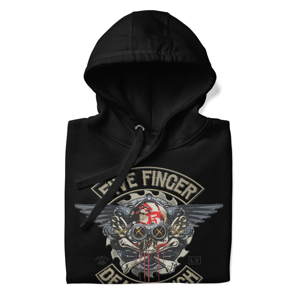 Stakes Five Finger Death Punch Crossbones Classic Hoodie Black