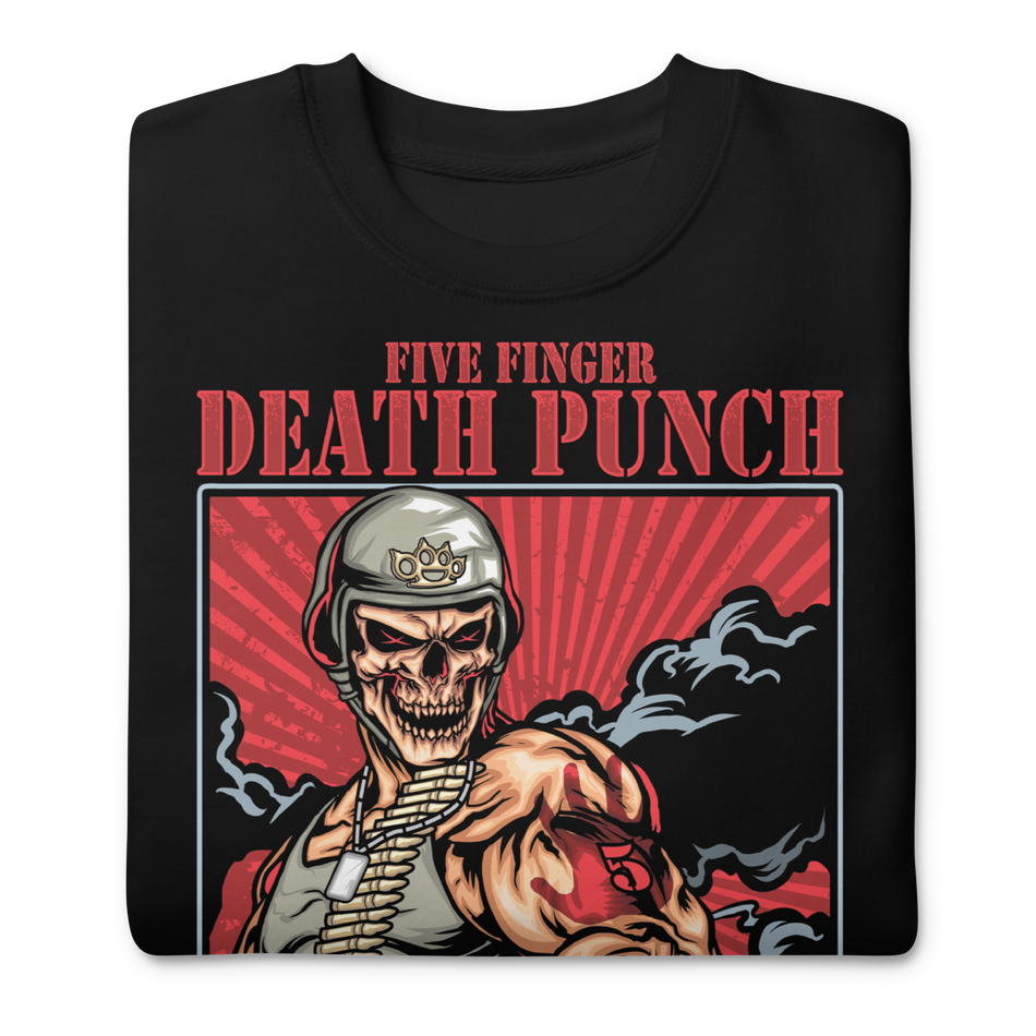 Stakes Five Finger Death Punch Gatling Sweatshirt Black