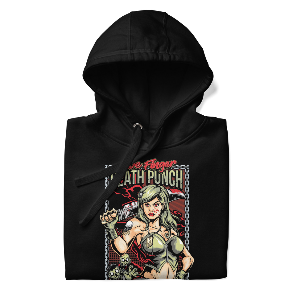 Stakes Five Finger Death Punch Machete Hoodie Black