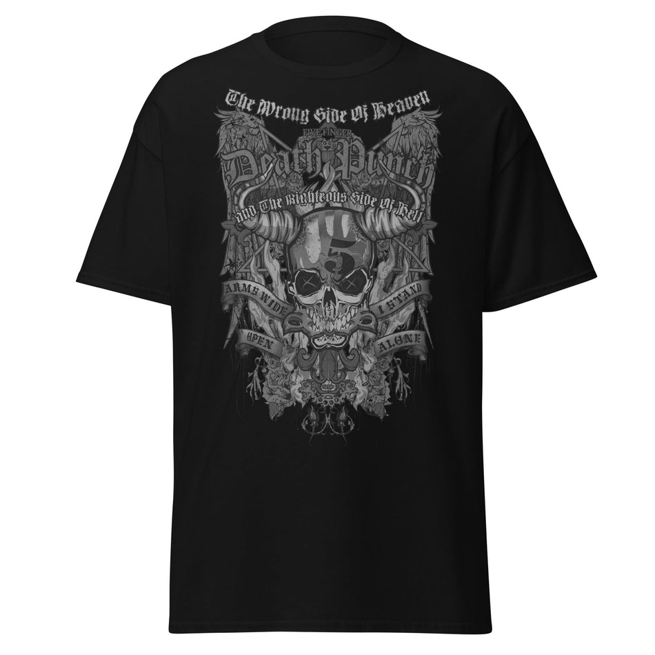 Stakes Five Finger Death Punch - Righteous Side of Evil Jumbo Print T-Shirt Black