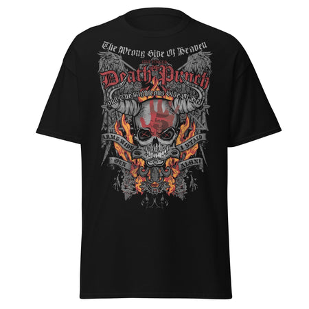 Stakes Five Finger Death Punch - Wrong or Righteous Jumbo Print T-Shirt Black