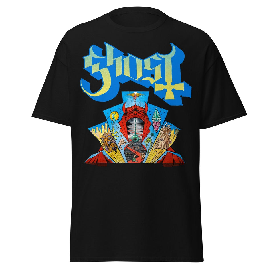 Stakes Ghost - Devil's Mouth Jumbo Print T-Shirt Black