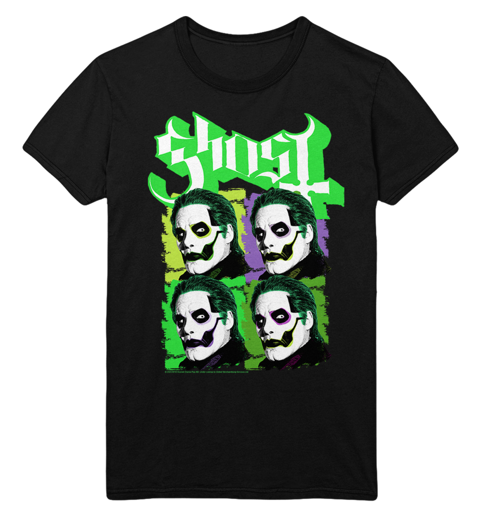 Stakes Ghost Green Jokers Jumbo Print T-Shirt Black