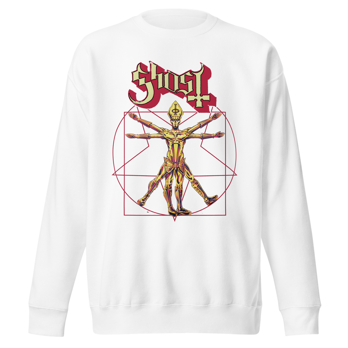 Stakes Ghost - In the Machine Jumbo Print Sweatshirt Black