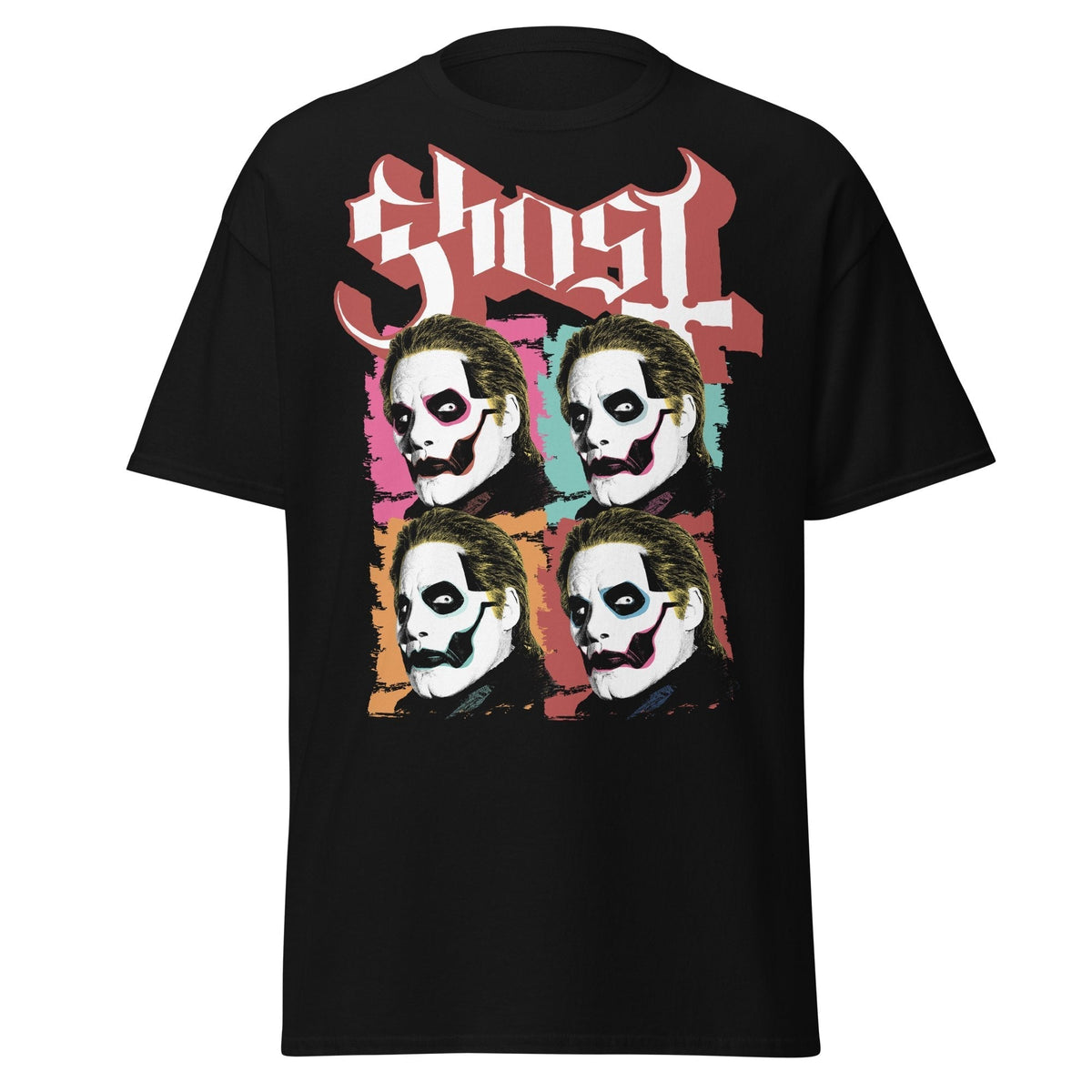 Stakes Ghost Quattro Jumbo Print T-shirt Black