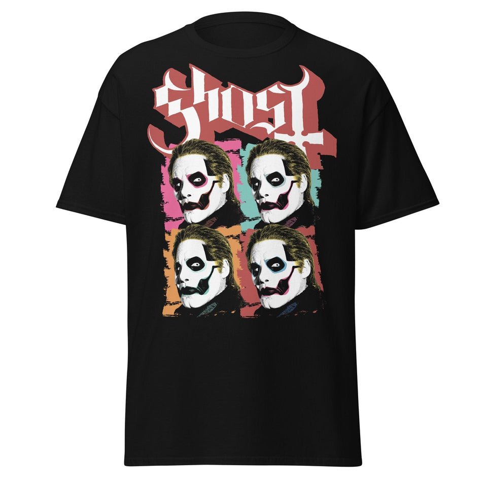Stakes Ghost Quattro Jumbo Print T-shirt Black