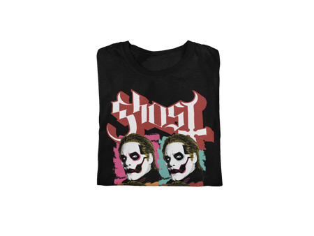 Stakes Ghost Quattro Jumbo Print T-shirt Black