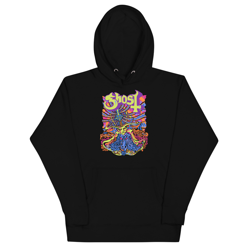 Stakes Ghost Stained Glass Classic Hoodie Black