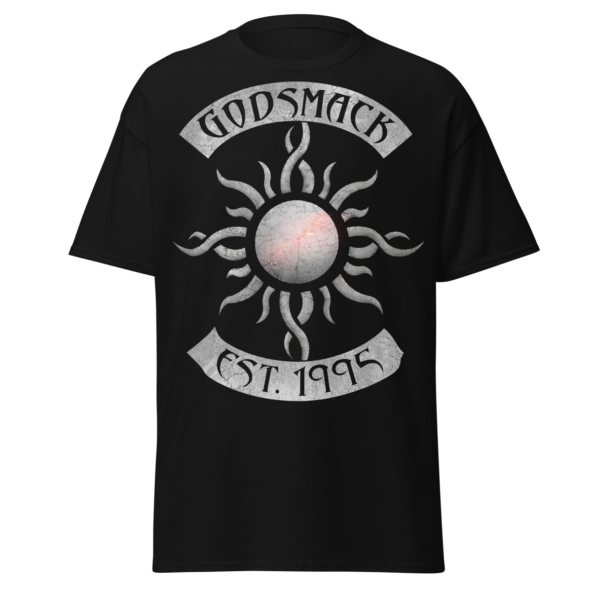 Stakes Godsmack - Est. 1995 Jumbo Print T-Shirt Black
