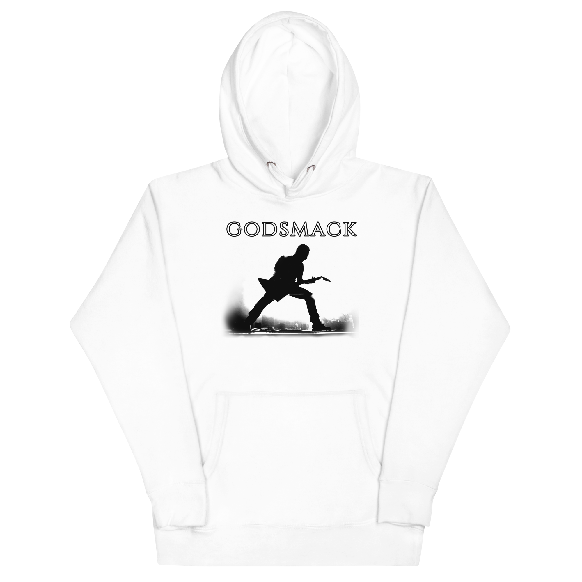 Stakes Godsmack Lean In Sillouhete Classic Hoodie White