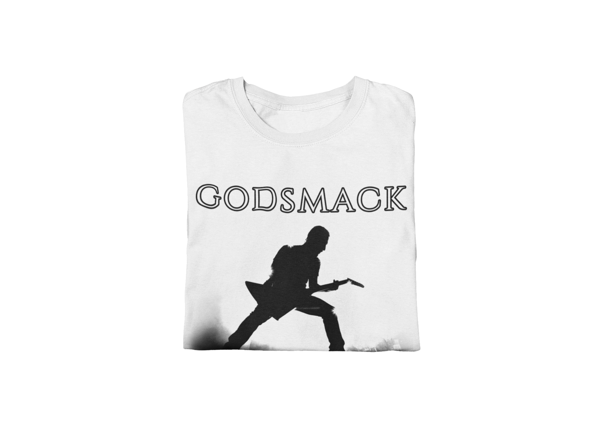 Stakes Godsmack - Lean In Sillouhete Jumbo Print T-Shirt White