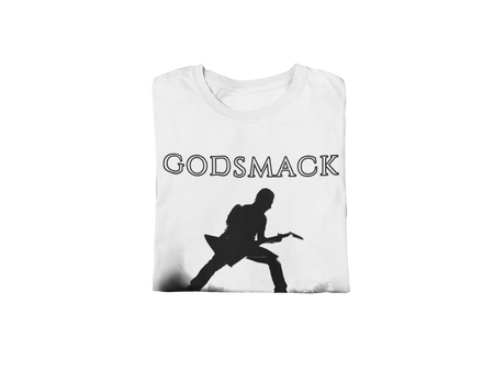 Stakes Godsmack - Lean In Sillouhete Jumbo Print T-Shirt White