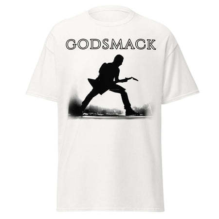 Stakes Godsmack - Lean In Sillouhete Jumbo Print T-Shirt White