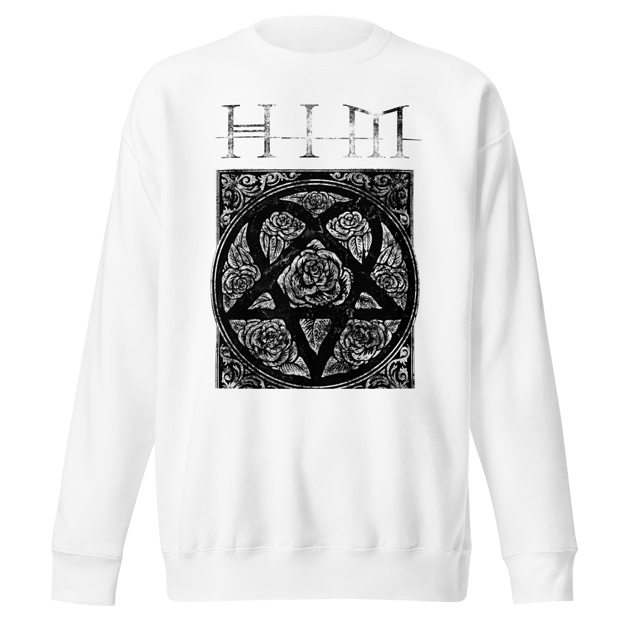 Stakes HIM - Chapel Jumbo Print Sweatshirt White