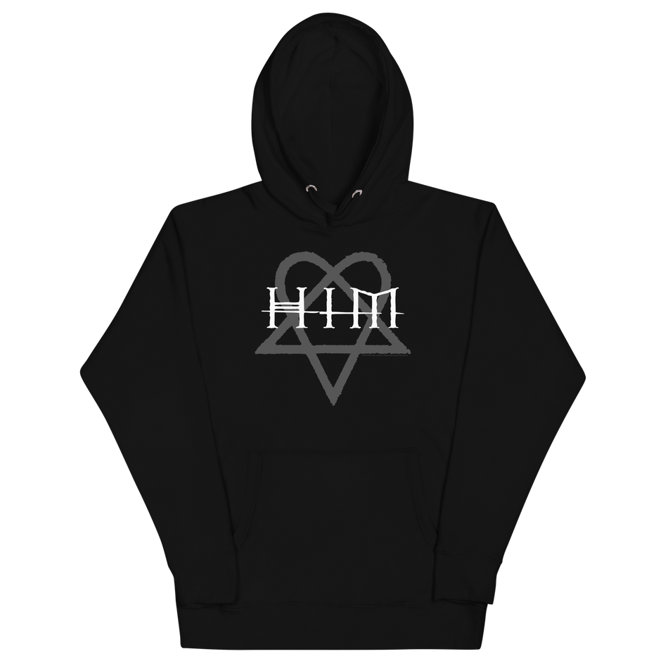 Stakes HIM - Dark Heart Hoodie Black