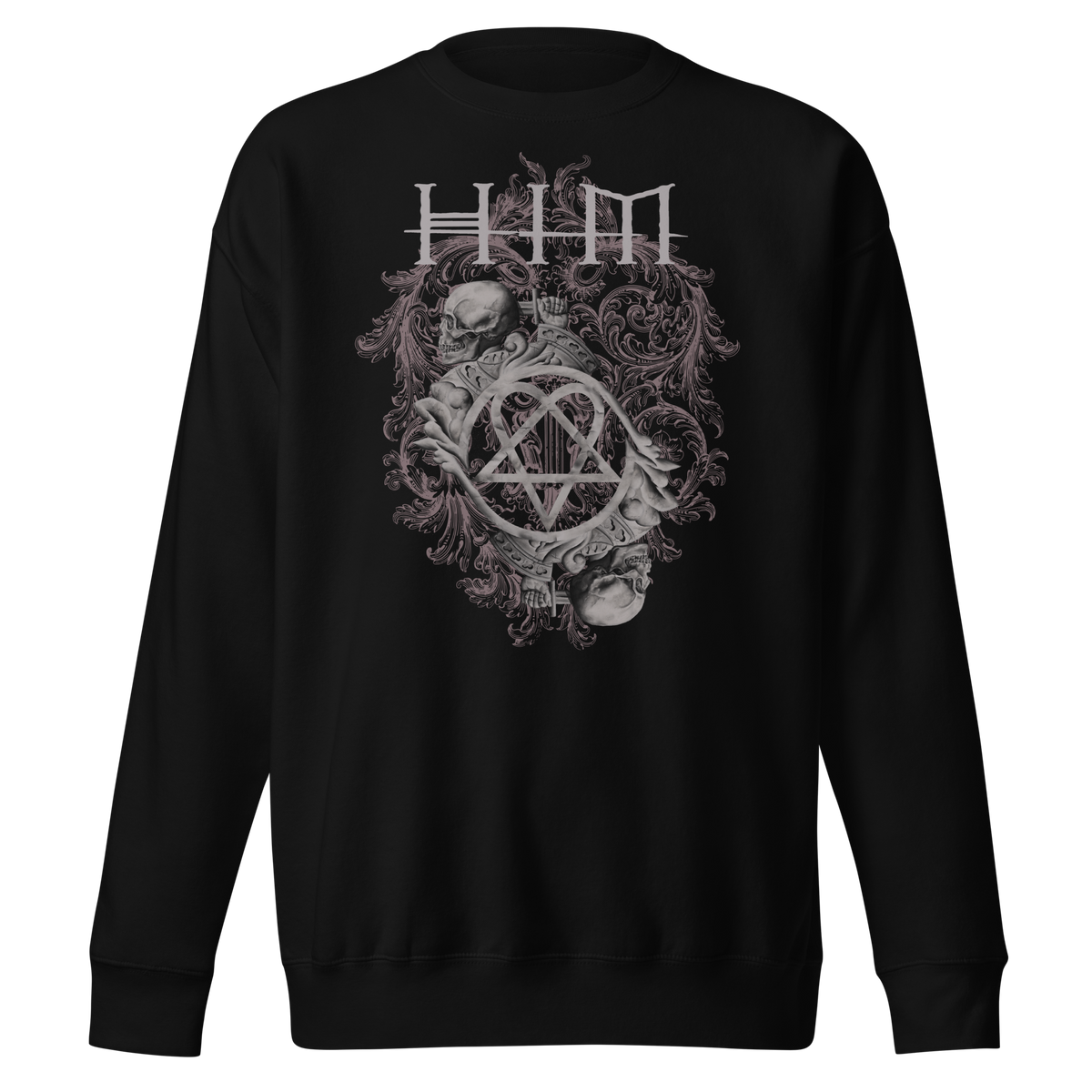 Stakes HIM - Finland's Finest Jumbo Print Sweatshirt Black