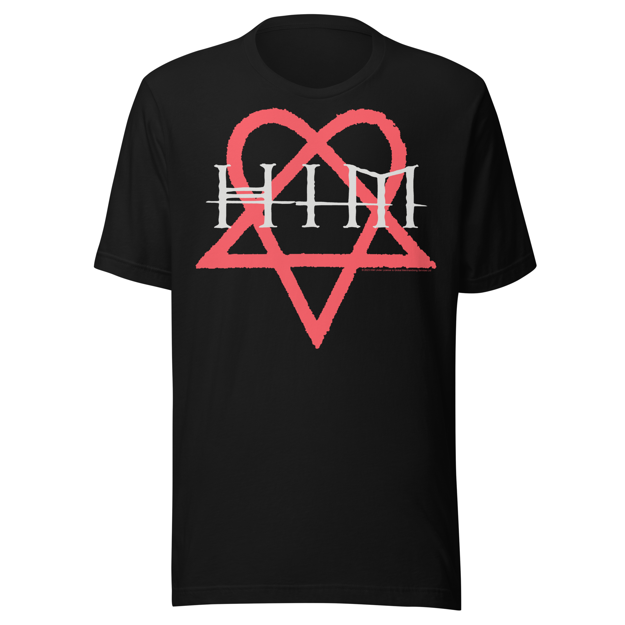Stakes HIM - Heartkiller Jumbo Print T-Shirt Black