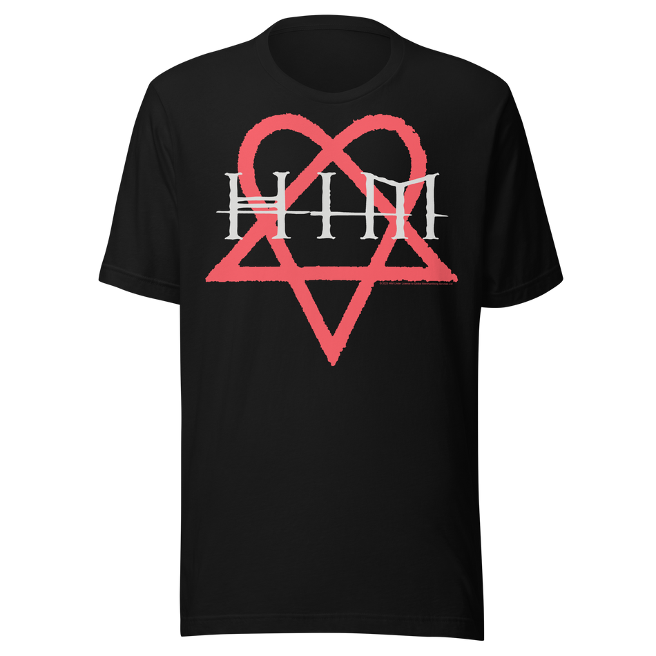 Stakes HIM - Heartkiller Jumbo Print T-Shirt Black
