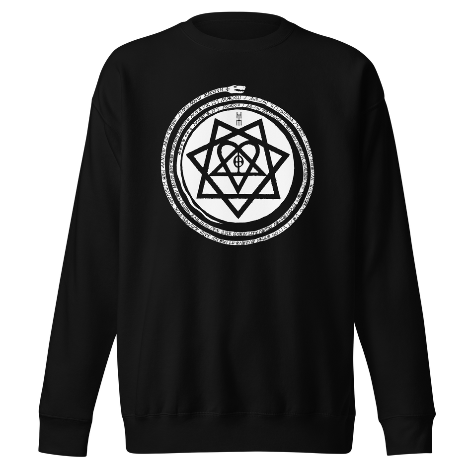 Stakes HIM - Infinity Snake Jumbo Print Sweatshirt Black