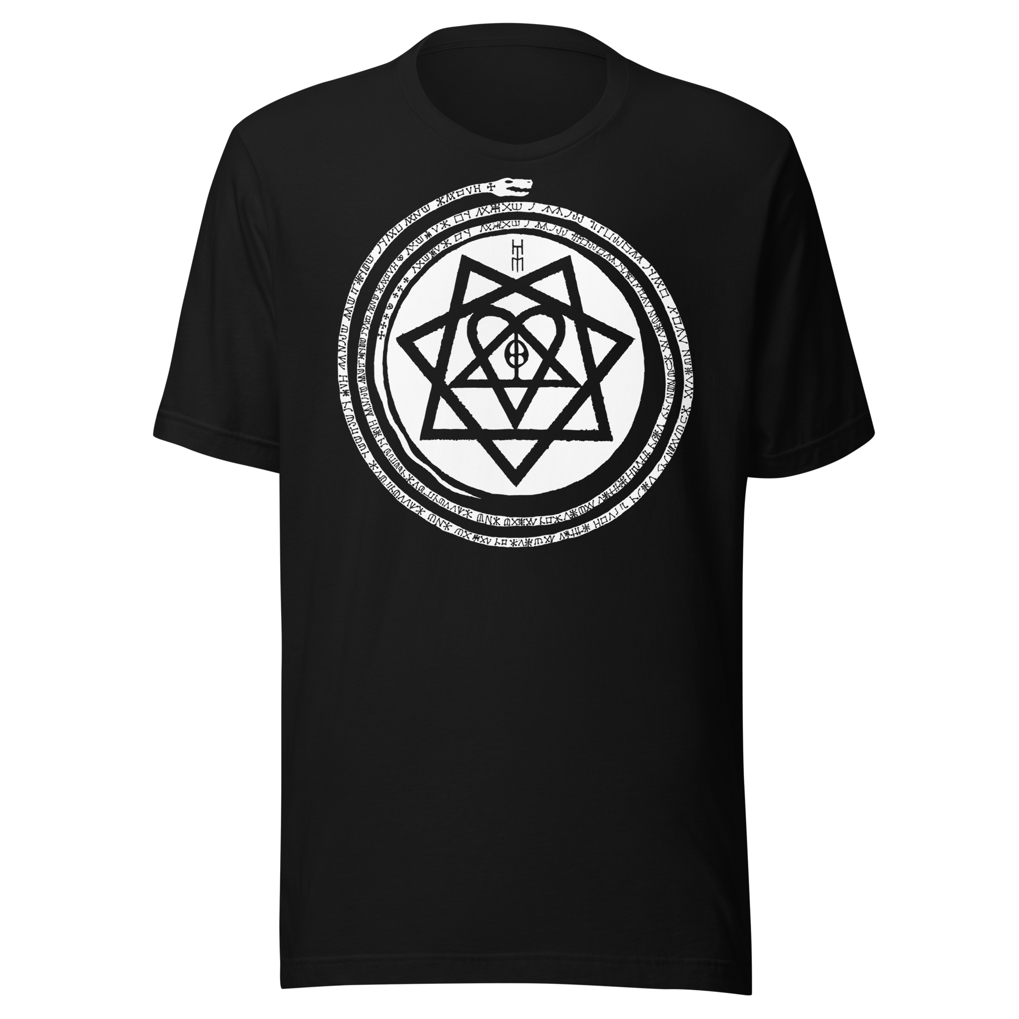 Stakes HIM - Inifinity Snake Jumbo Print T-Shirt Black