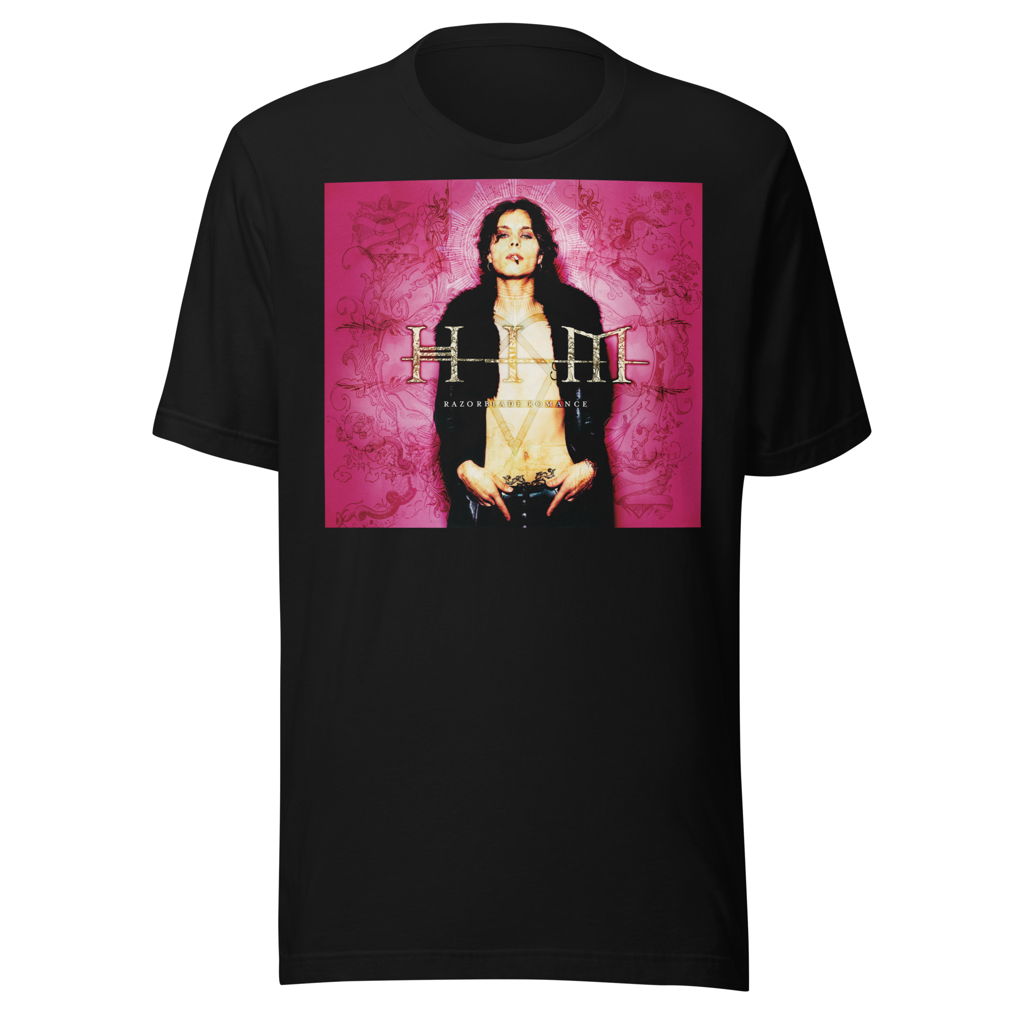Stakes HIM - Razorblade Romance Jumbo Print T-Shirt Black