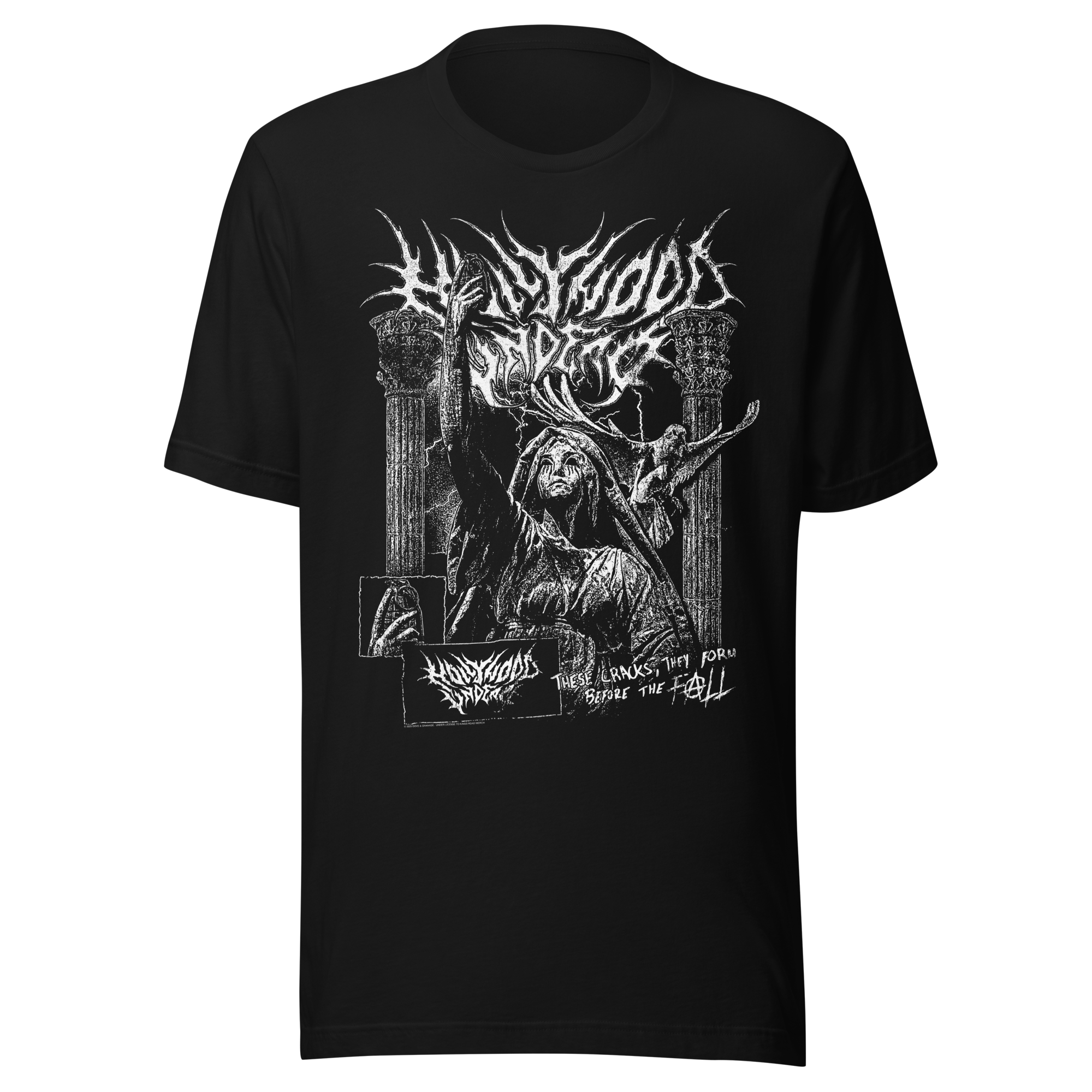 Stakes Hollywood Undead Cracks Form T-Shirt Black
