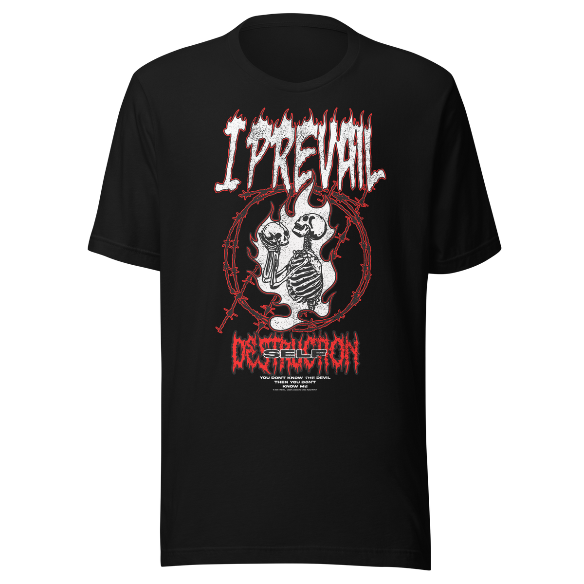 Stakes I Prevail Self Destruction T-Shirt Black