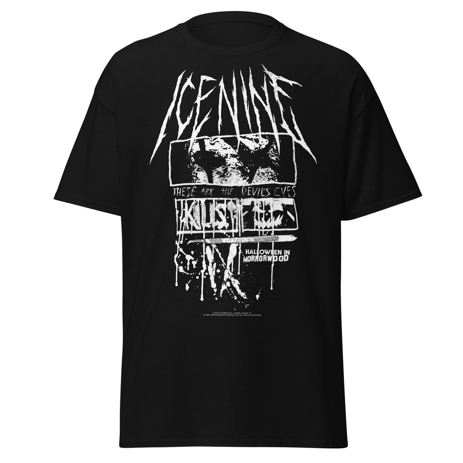 Stakes Ice Nine Kills Devil's Eyes Jumbo Print T-shirt Black