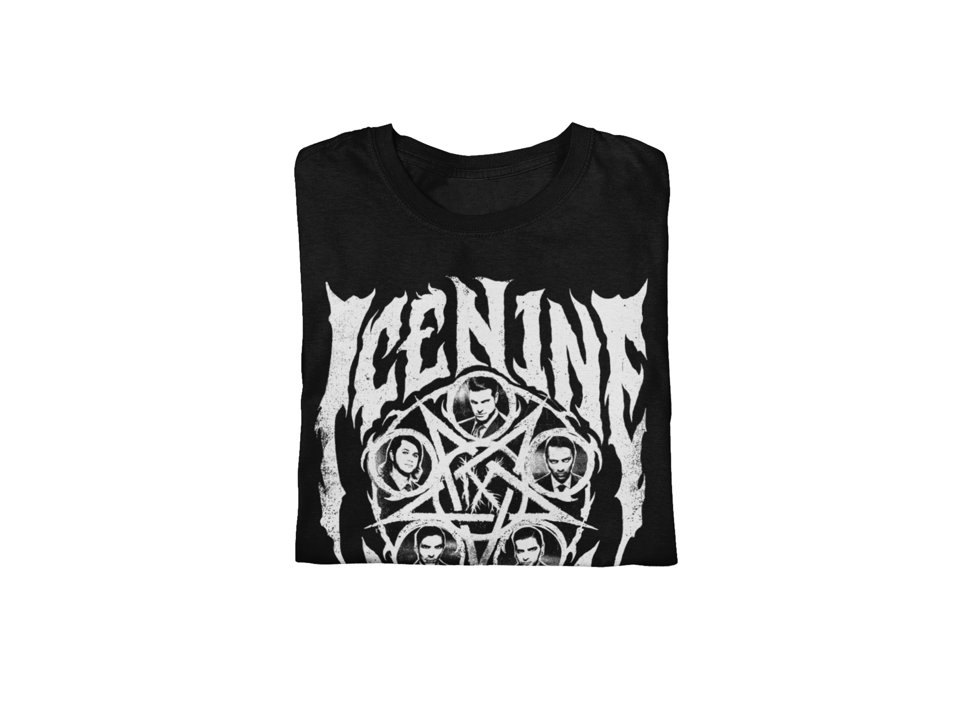 Stakes Ice Nine Kills Fictional Substance Jumbo Print T-shirt Black