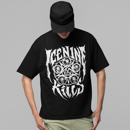 Stakes Ice Nine Kills Fictional Substance Jumbo Print T-shirt Black