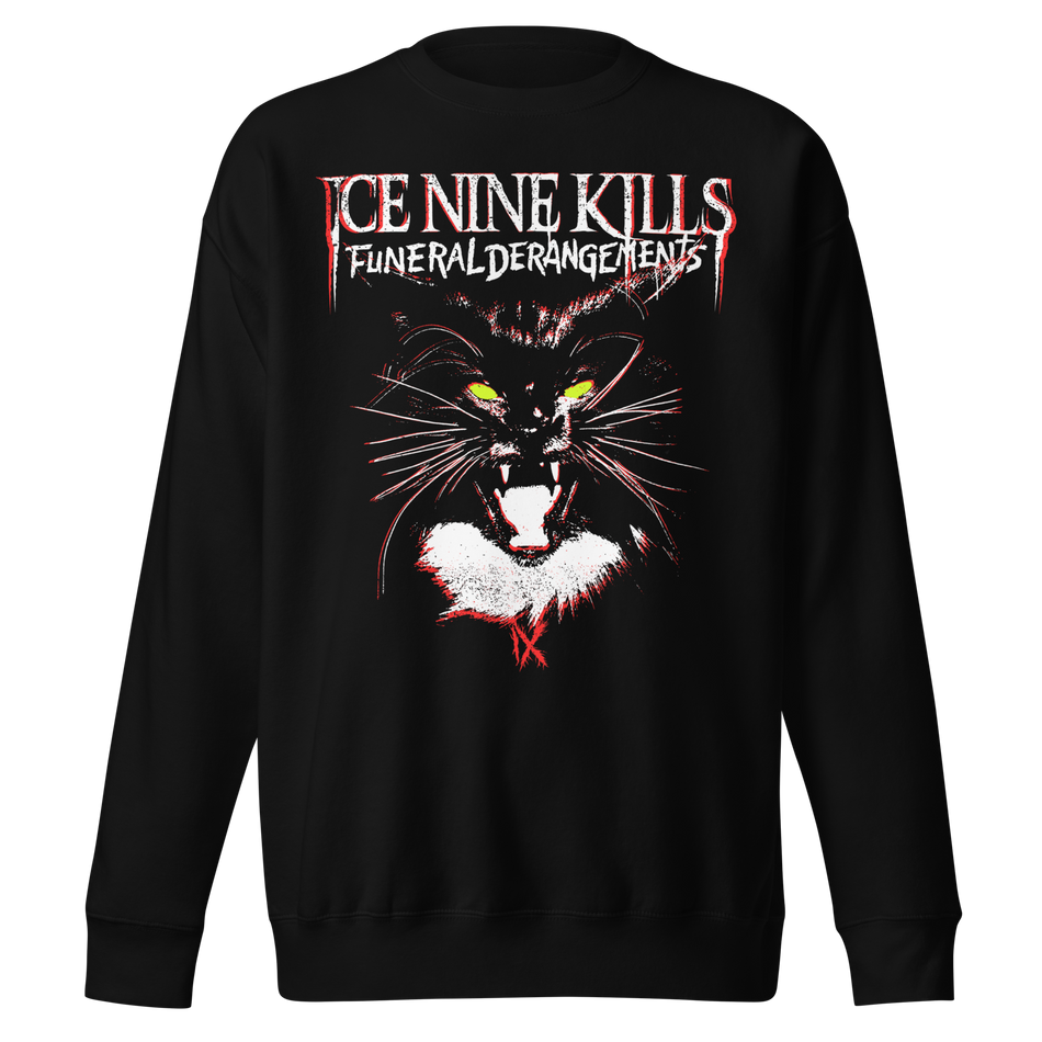 Stakes Ice Nine Kills Funeral Derangements Jumbo Print Sweatshirt Black