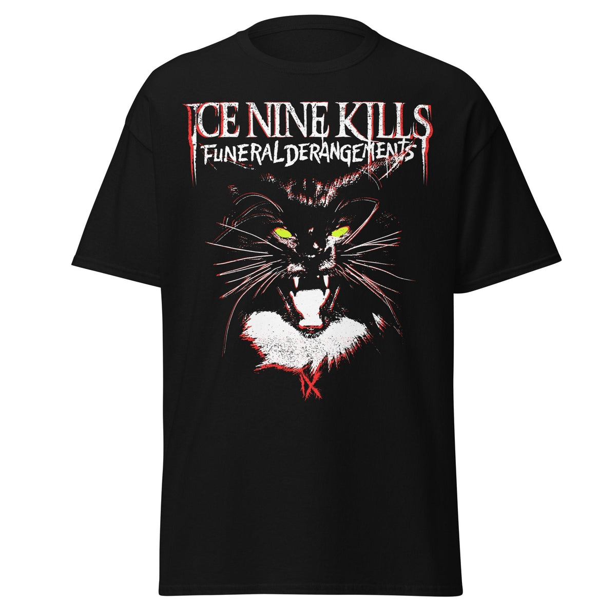 Stakes Ice Nine Kills Funeral Derangements Jumbo Print T-Shirt Black
