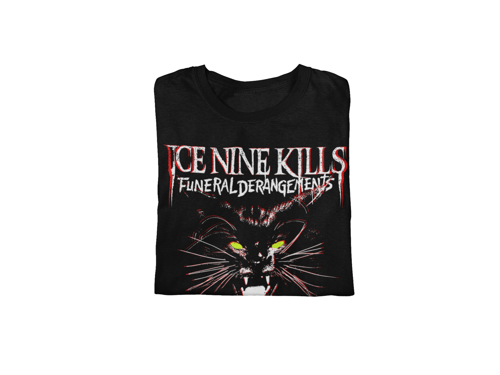Stakes Ice Nine Kills Funeral Derangements Jumbo Print T-Shirt Black